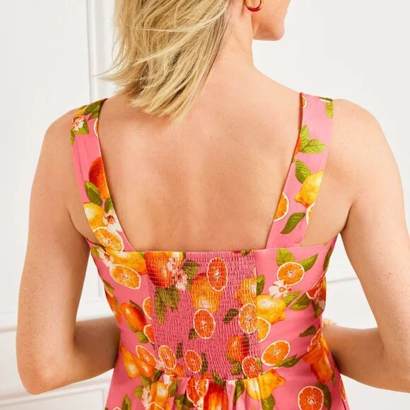 Lemons and Oranges Tiered Maxi Dress - Picture 3 of 9